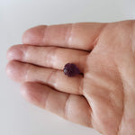Amethyst | Carved Leaf Briolette | Purple | 12.5x10.5mm | Uruguay 5