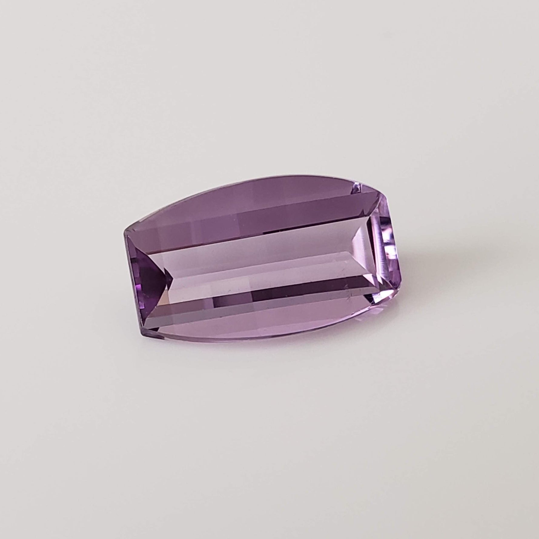  Amethyst | Step Top Barrel Cut | Purple | 12x7mm 2.6ct 
