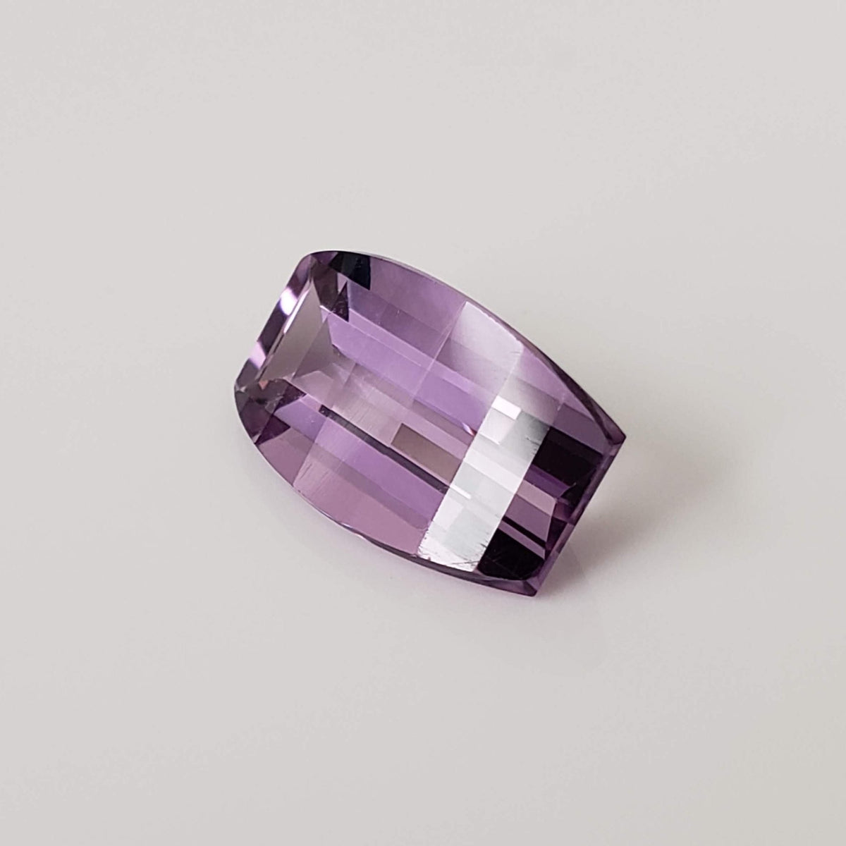  Amethyst | Step Top Barrel Cut | Purple | 12x7mm 2.6ct 1