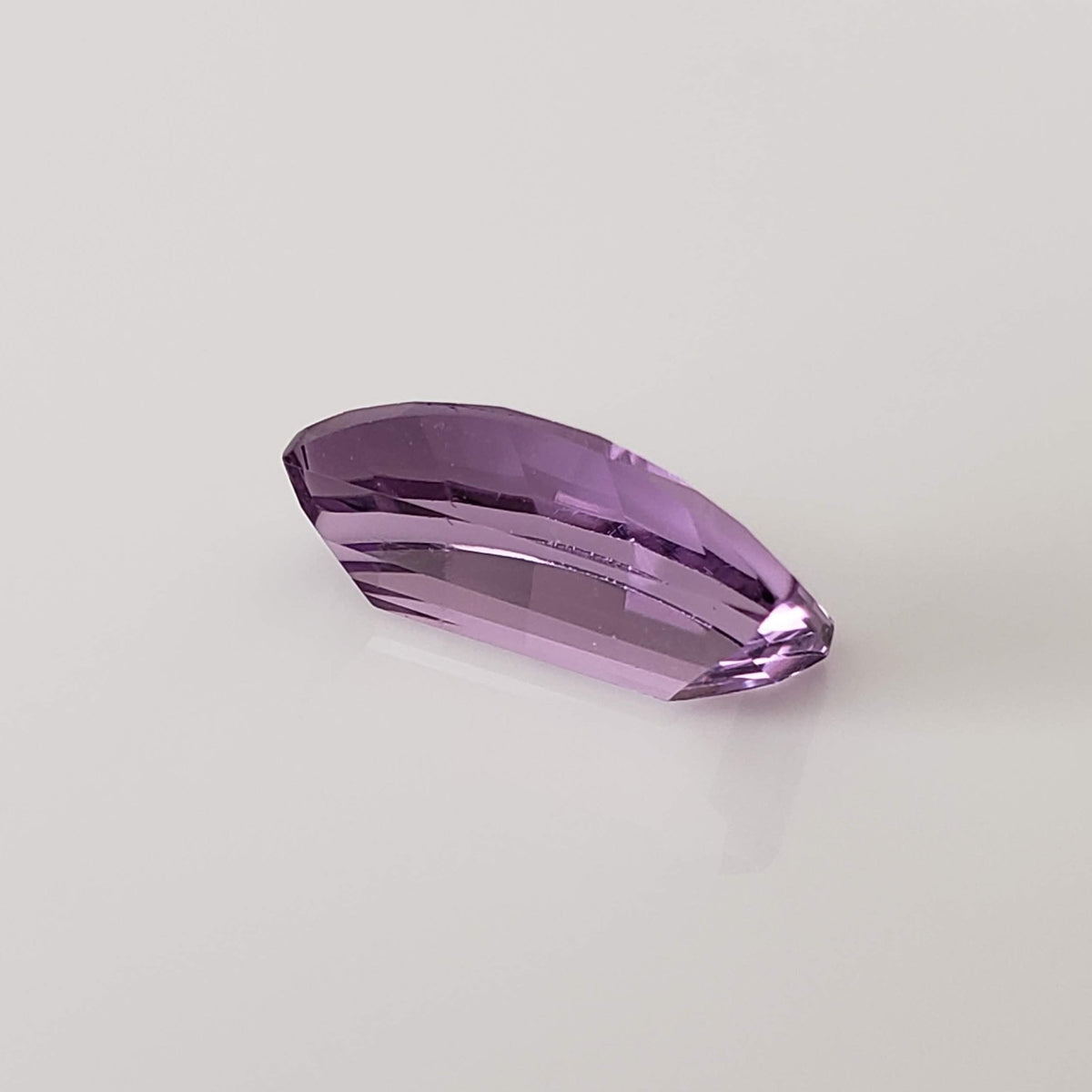  Amethyst | Step Top Barrel Cut | Purple | 12x7mm 2.6ct 4