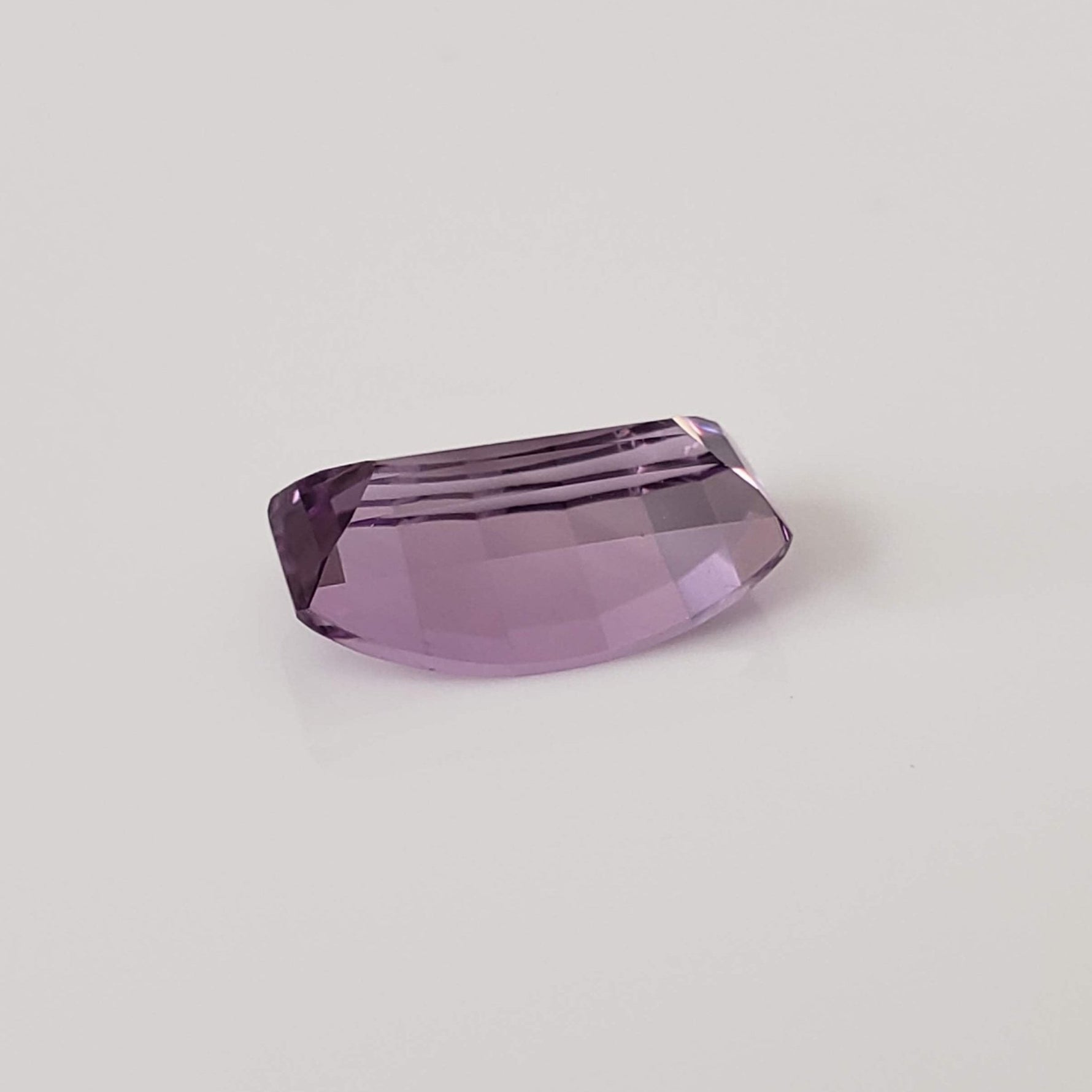  Amethyst | Step Top Barrel Cut | Purple | 12x7mm 2.6ct 6