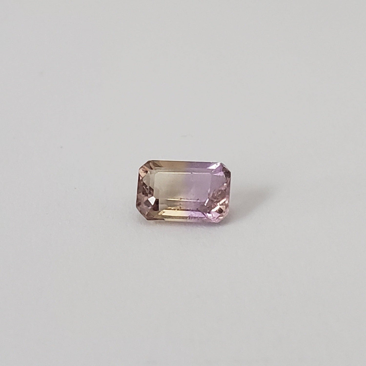  Ametrine | Octagon Cut | Purple-Yellow Bi-Color | 7.2X4.9mm 0.9ct | Brazil | SO24 