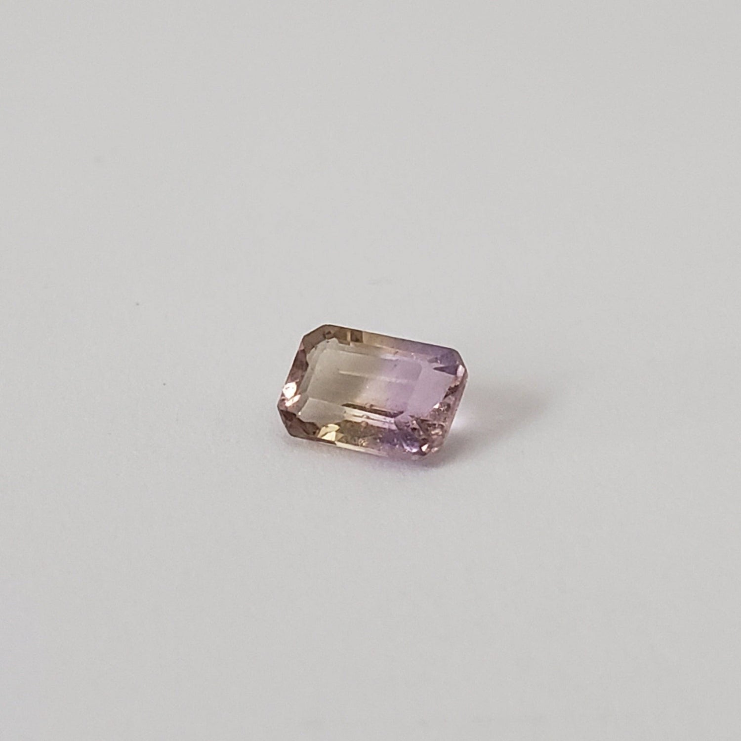  Ametrine | Octagon Cut | Purple-Yellow Bi-Color | 7.2X4.9mm 0.9ct | Brazil | SO24 1