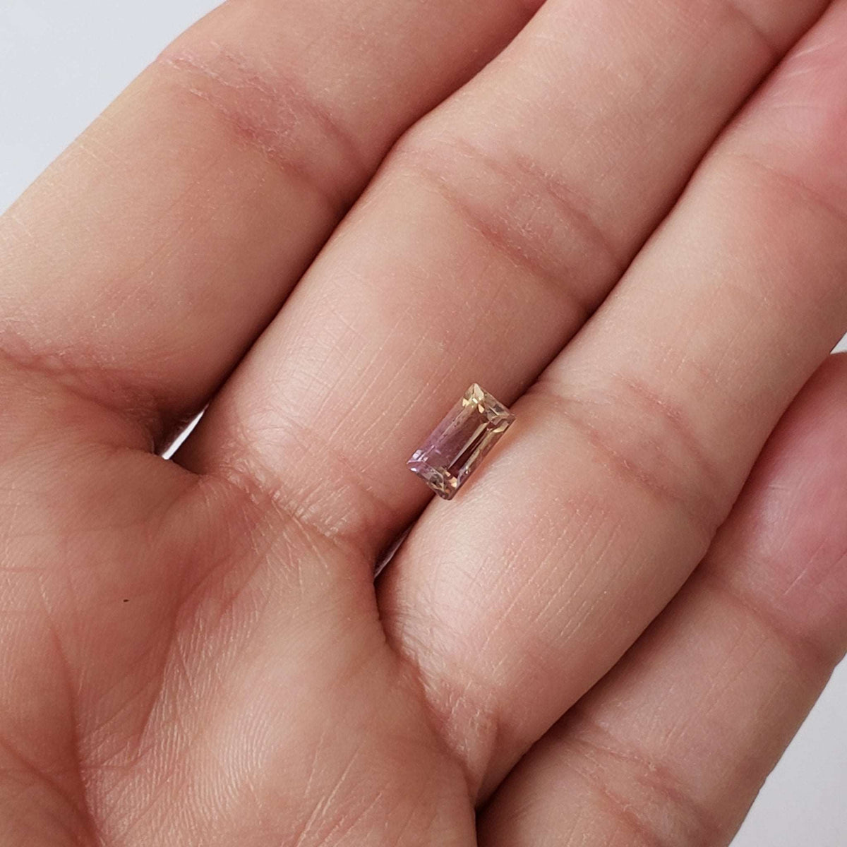  Ametrine | Octagon Cut | Purple-Yellow Bi-Color | 8.2X4.3mm 1.1ct | Brazil | SO24 6