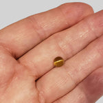  Apatite Cats Eye | Oval Cabochon | Honey Green | 7x6.5mm 1.5ct 6