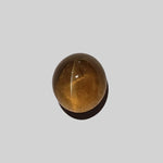  Apatite Cats Eye | Oval Cabochon | Olive Green | 14x13mm 1
