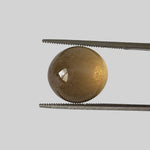  Apatite Cats Eye | Oval Cabochon | Olive Green | 14x13mm 6