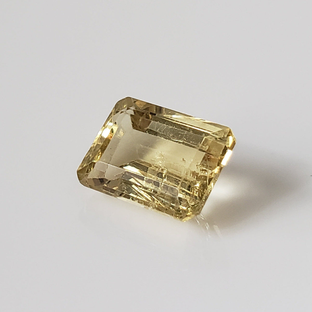  Apatite | Octagon Cut | Lemon Yellow | 11x8.3mm 5.0ct 5