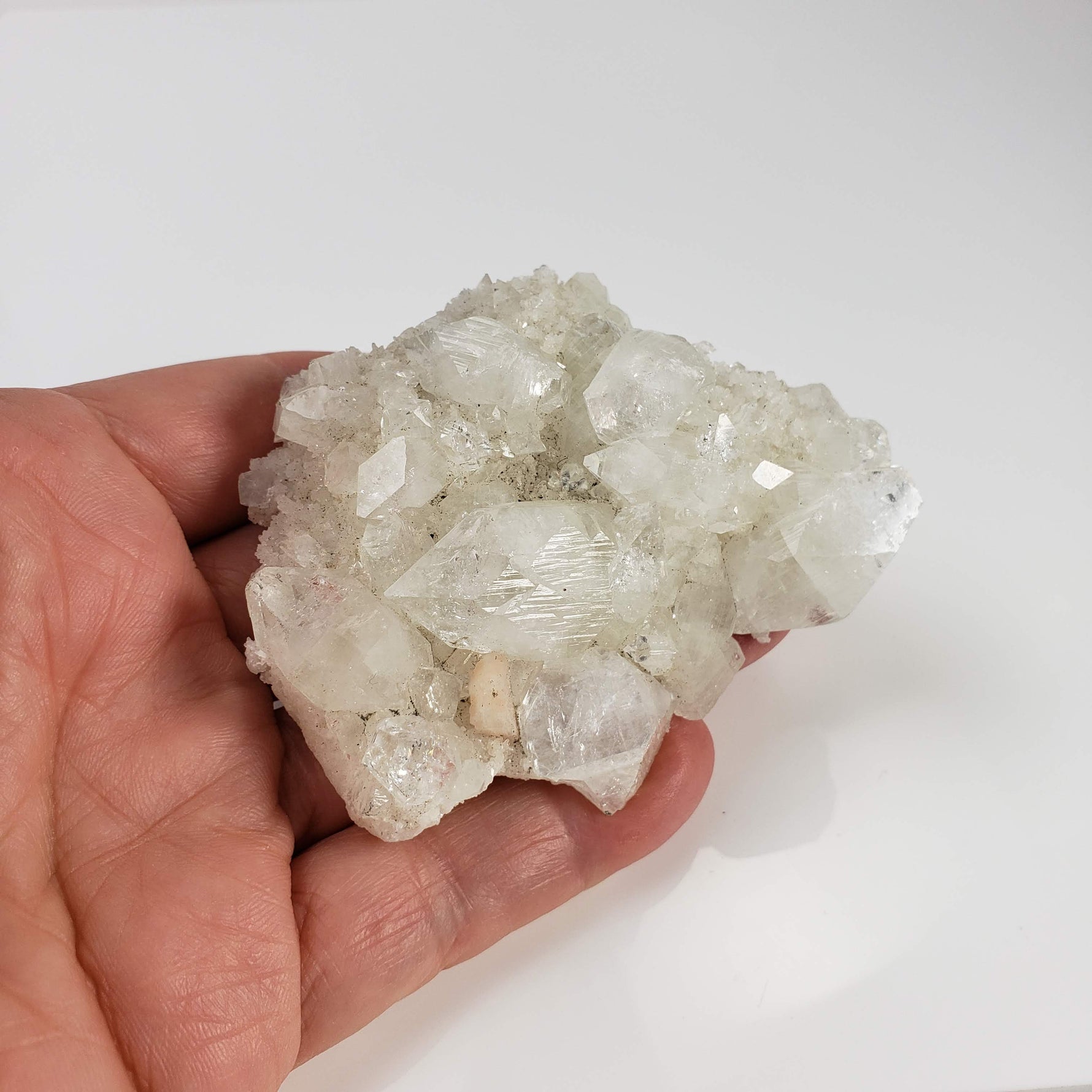 Apophyllite Cluster Crystal | 122 grams | Jalgaon, India 4
