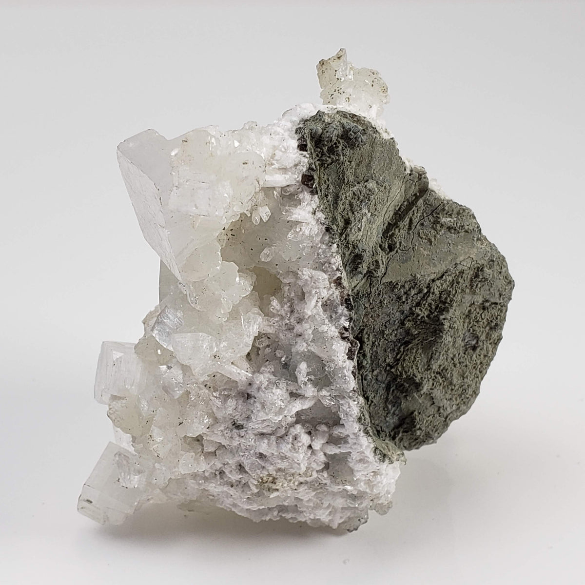 Apophyllite and Prehnite Cluster Crystal | 110 grams | Mumbai, India 3