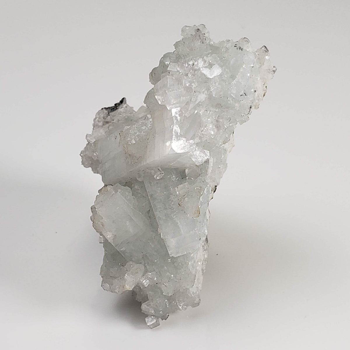 Apophyllite and Prehnite Cluster Crystal | 86 grams | Mumbai, India 4