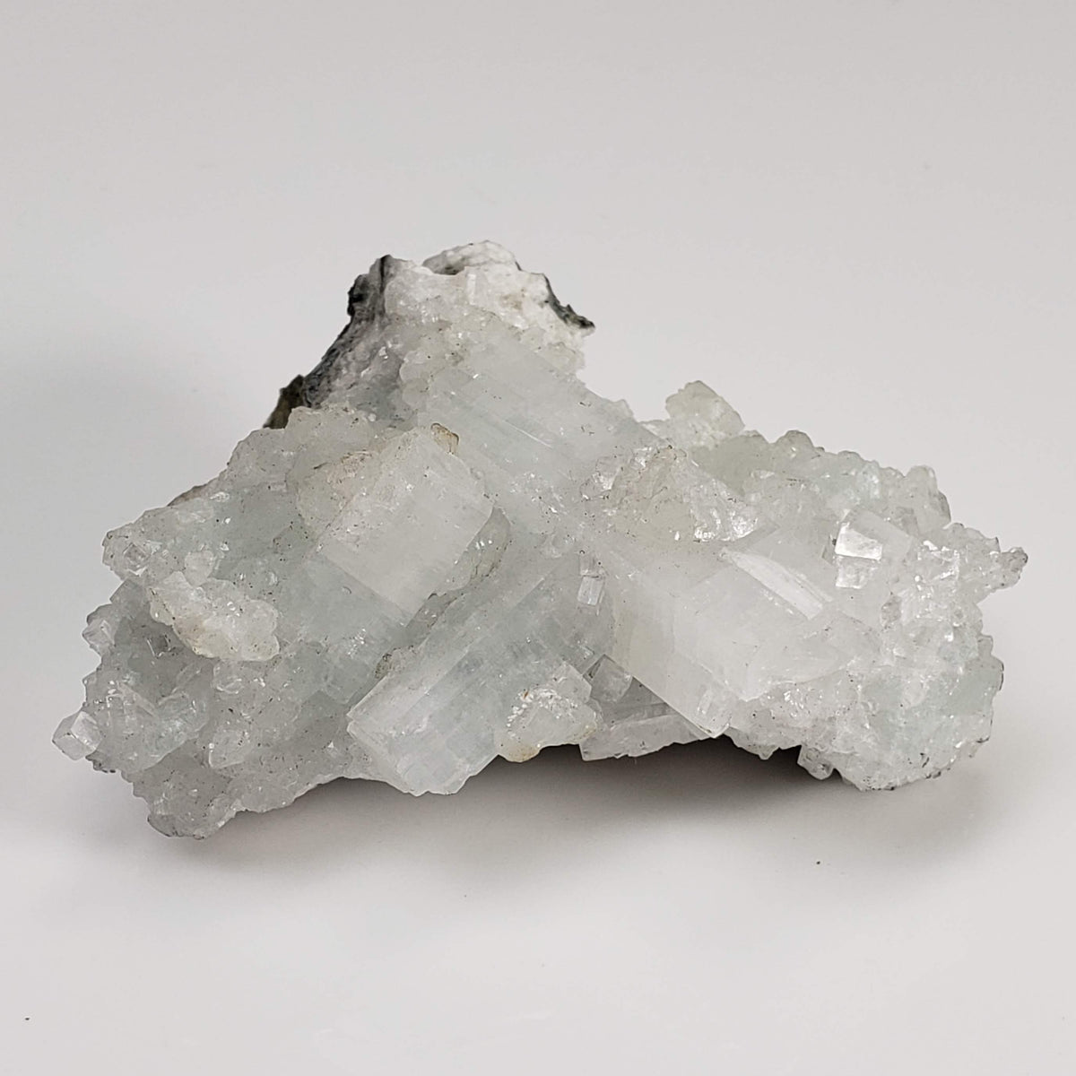 Apophyllite and Prehnite Cluster Crystal | 86 grams | Mumbai, India 5