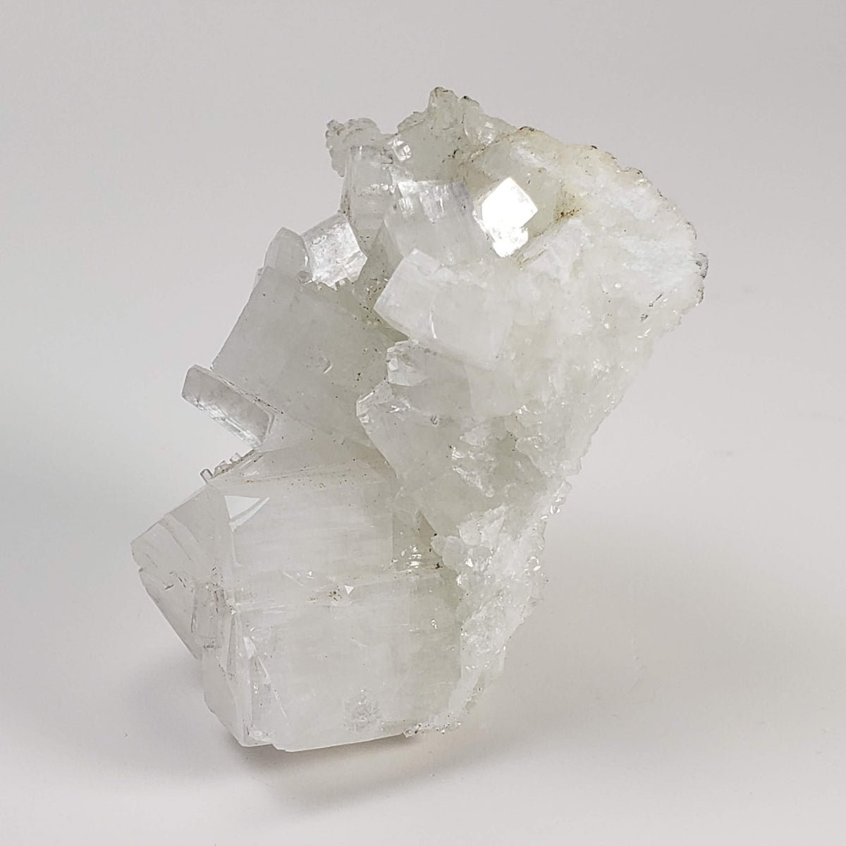 Apophyllite and Prehnite Crystal Cluster | 100 grams | Mumbai, India 4