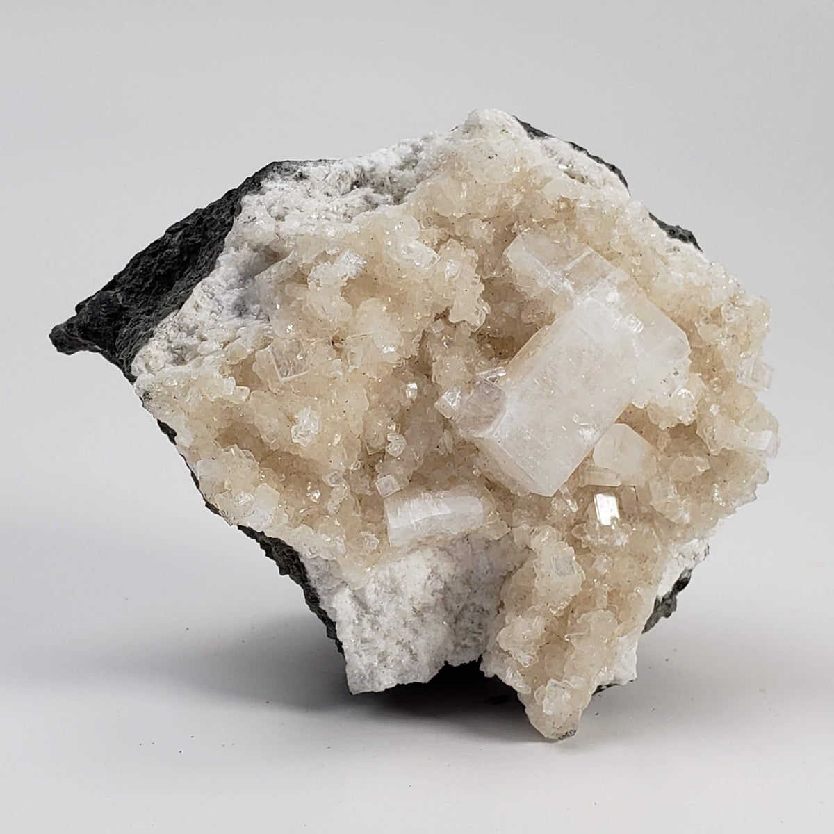 Apophyllite and Prehnite Crystal Cluster | 153 grams | Mumbai, India 2