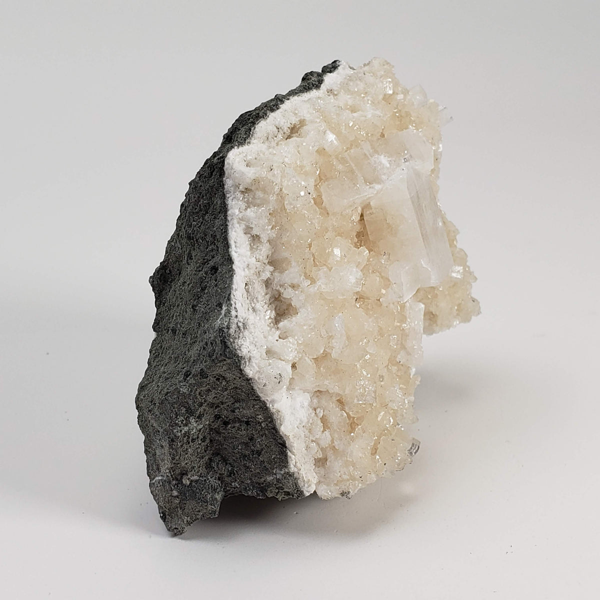 Apophyllite and Prehnite Crystal Cluster | 153 grams | Mumbai, India 4