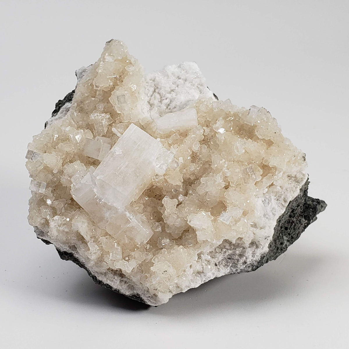 Apophyllite and Prehnite Crystal Cluster | 153 grams | Mumbai, India 1
