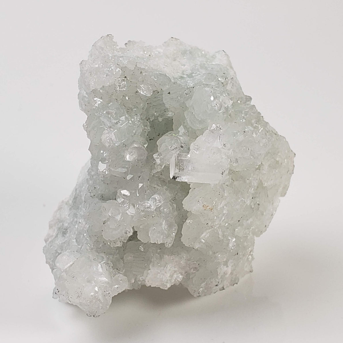  Apophyllite and Prehnite Crystal Cluster | 84 grams | Mumbai, India 1