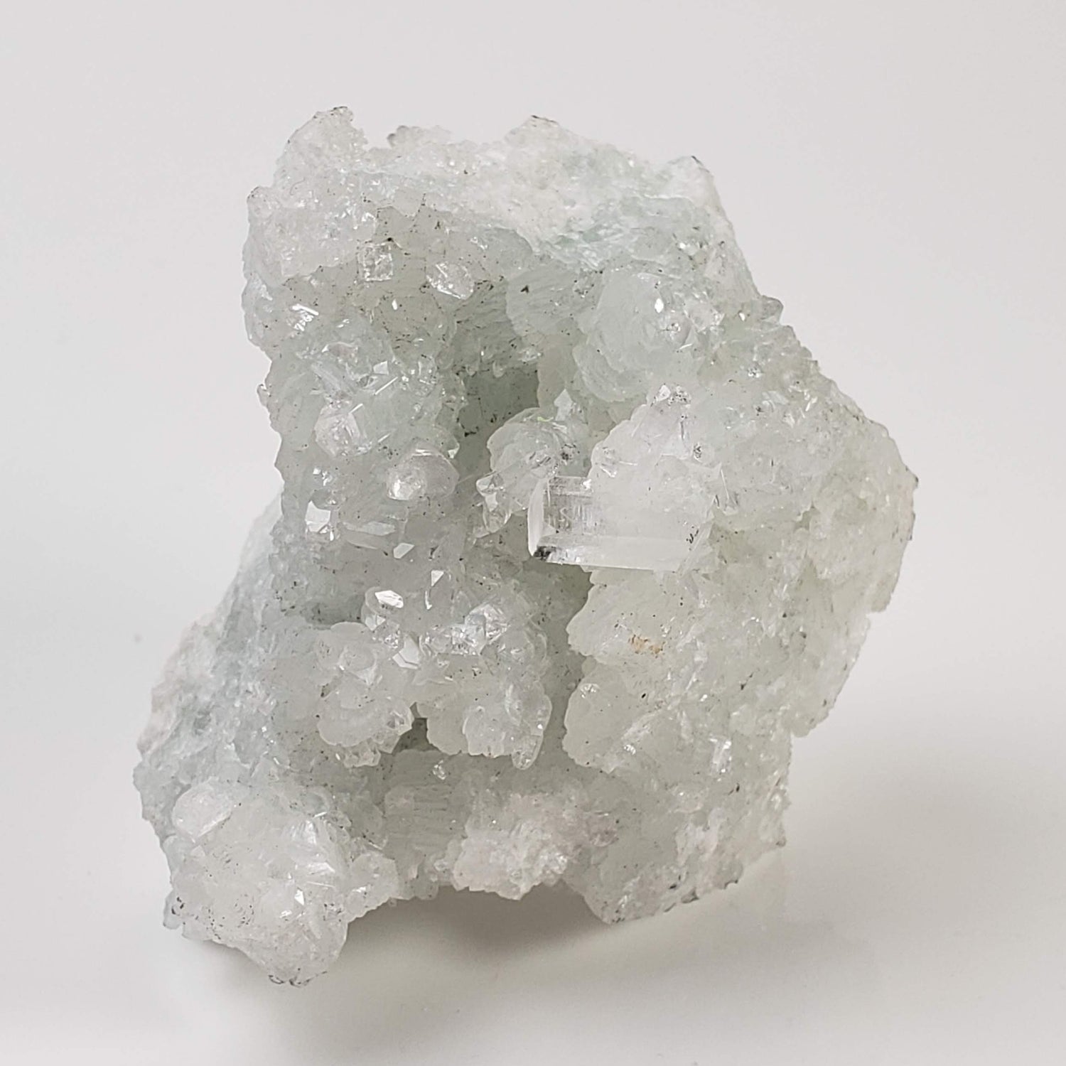  Apophyllite and Prehnite Crystal Cluster | 84 grams | Mumbai, India 1