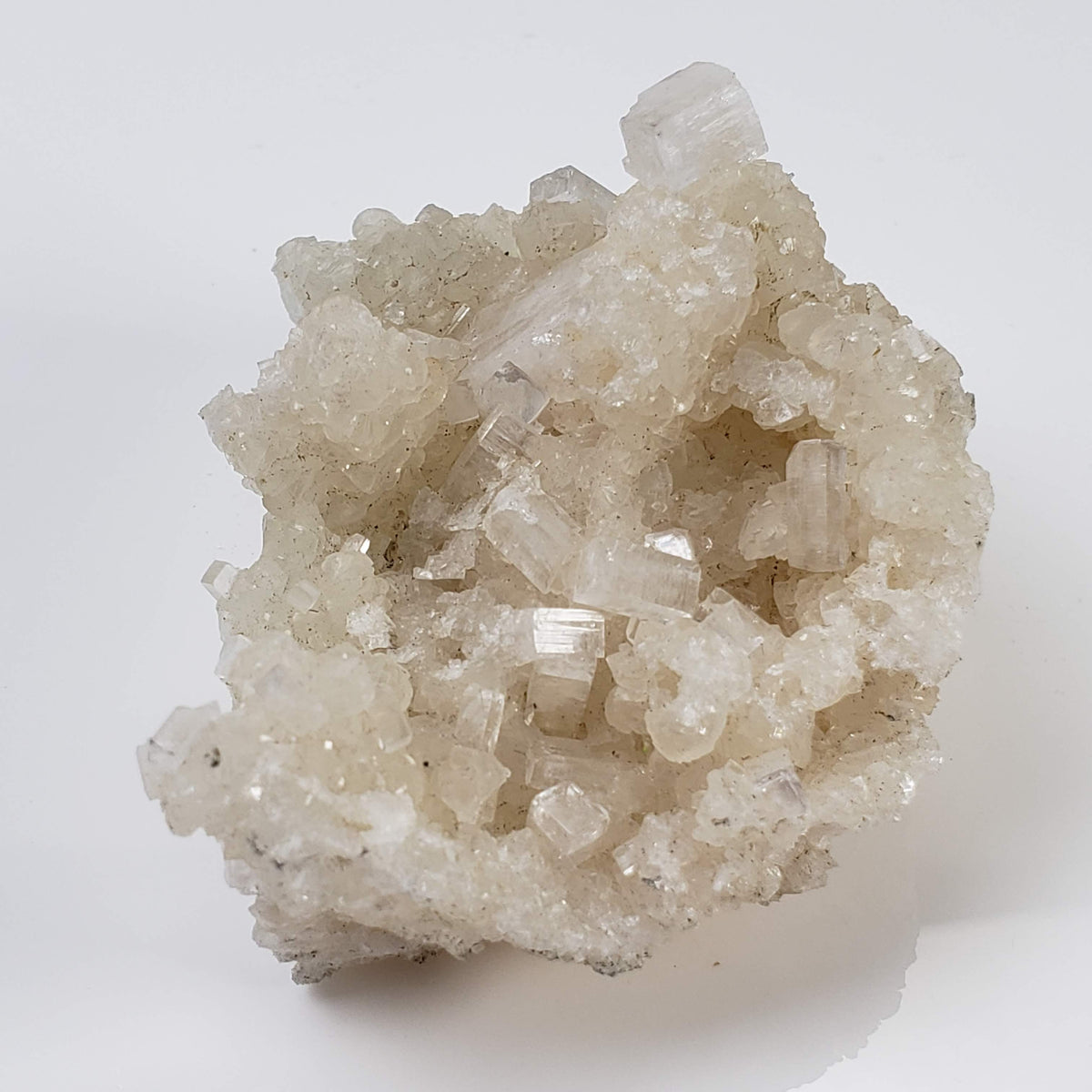  Apophyllite and Prehnite Crystal Cluster | 85 grams | Mumbai, India 2