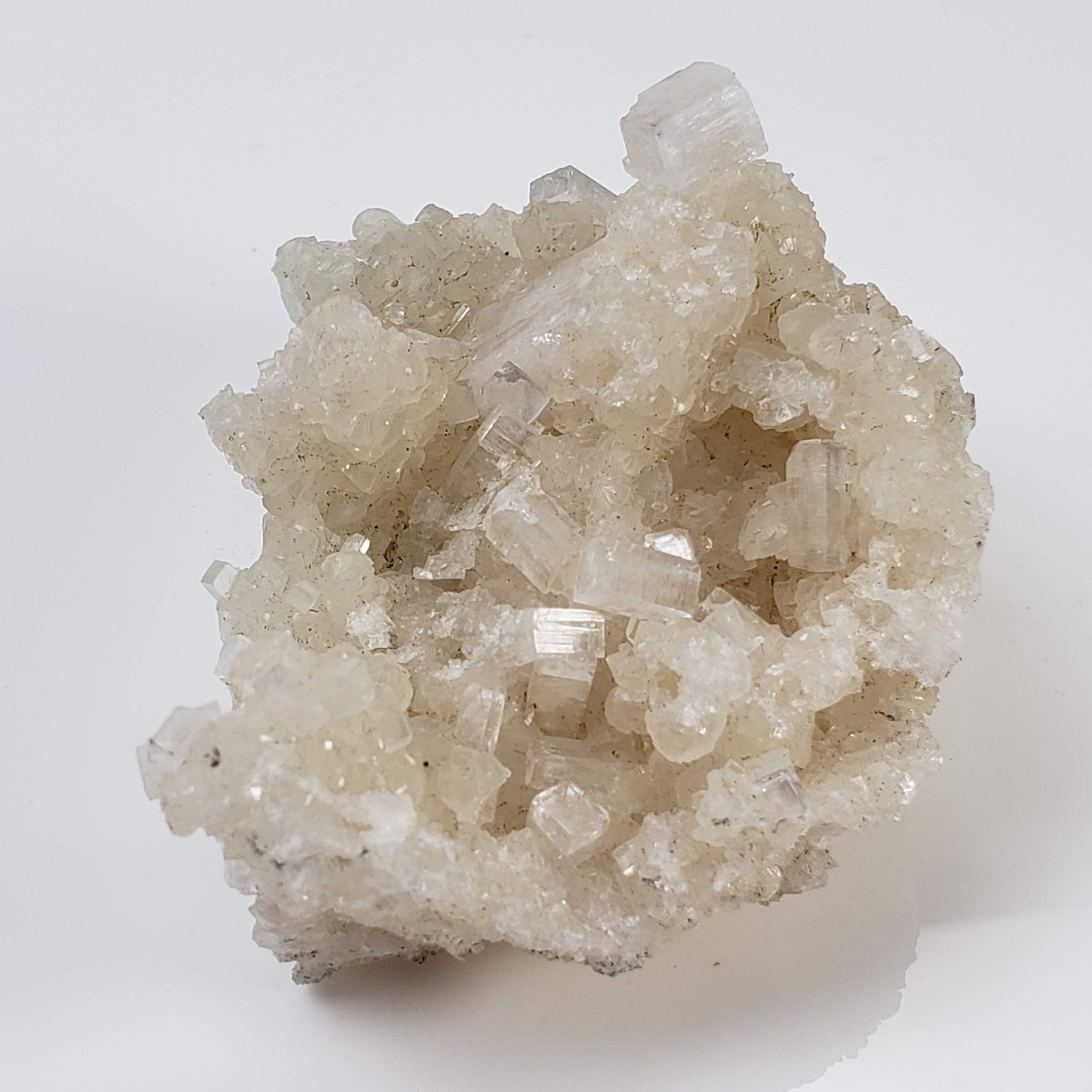  Apophyllite and Prehnite Crystal Cluster | 85 grams | Mumbai, India 2