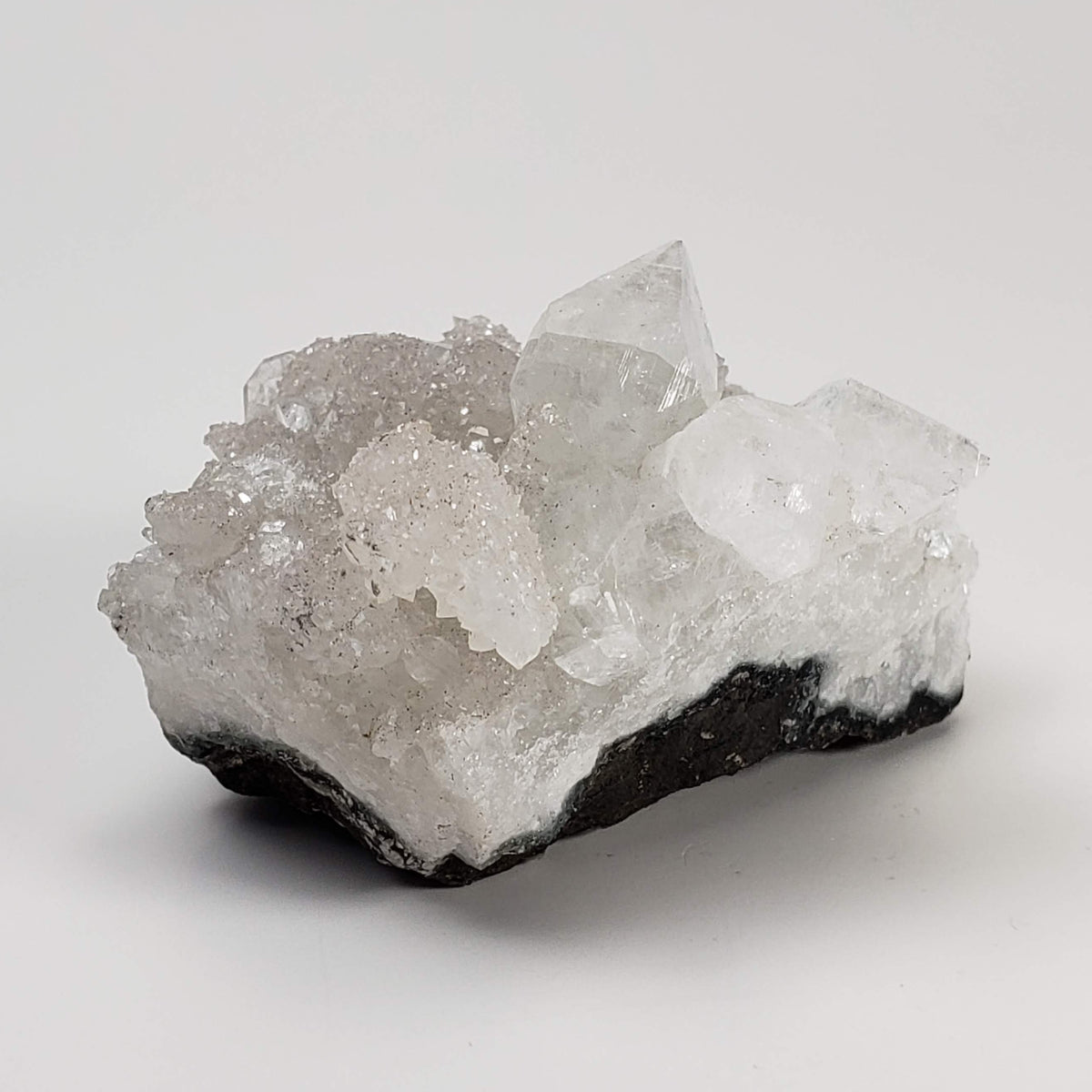 Apophyllite and Prehnite Crystal Cluster | 97 grams | Mumbai, India 4