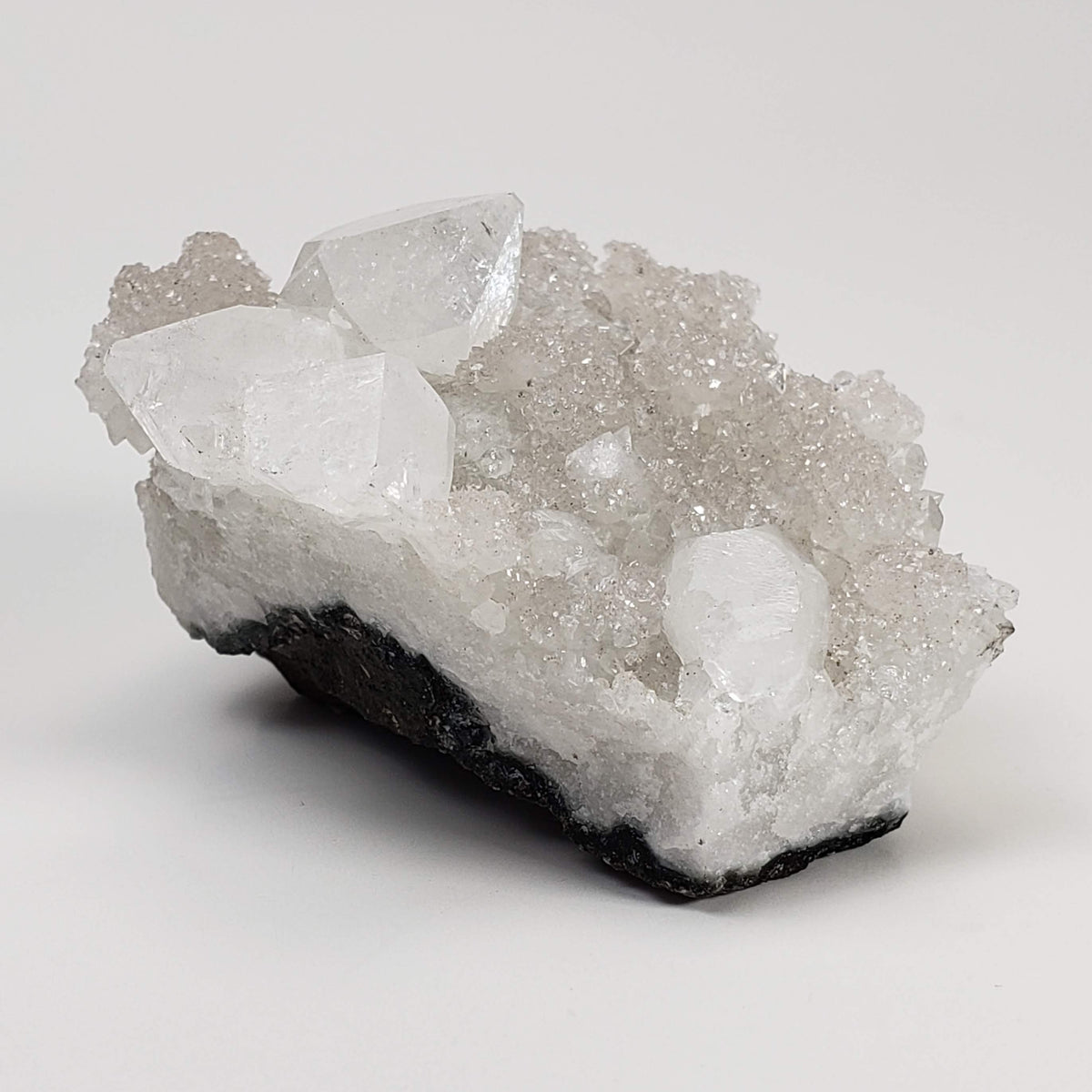 Apophyllite and Prehnite Crystal Cluster | 97 grams | Mumbai, India 5
