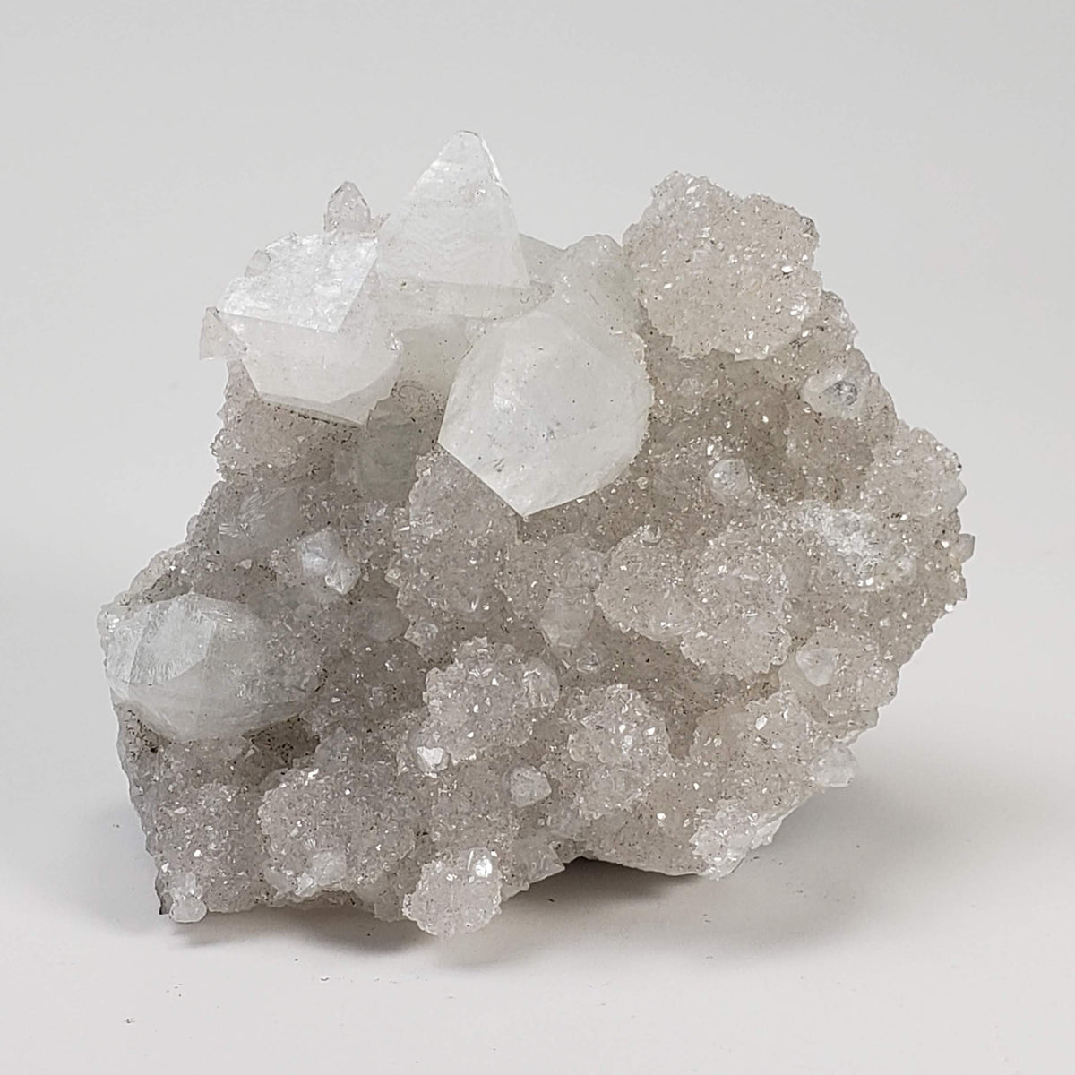 Apophyllite and Prehnite Crystal Cluster | 97 grams | Mumbai, India 0