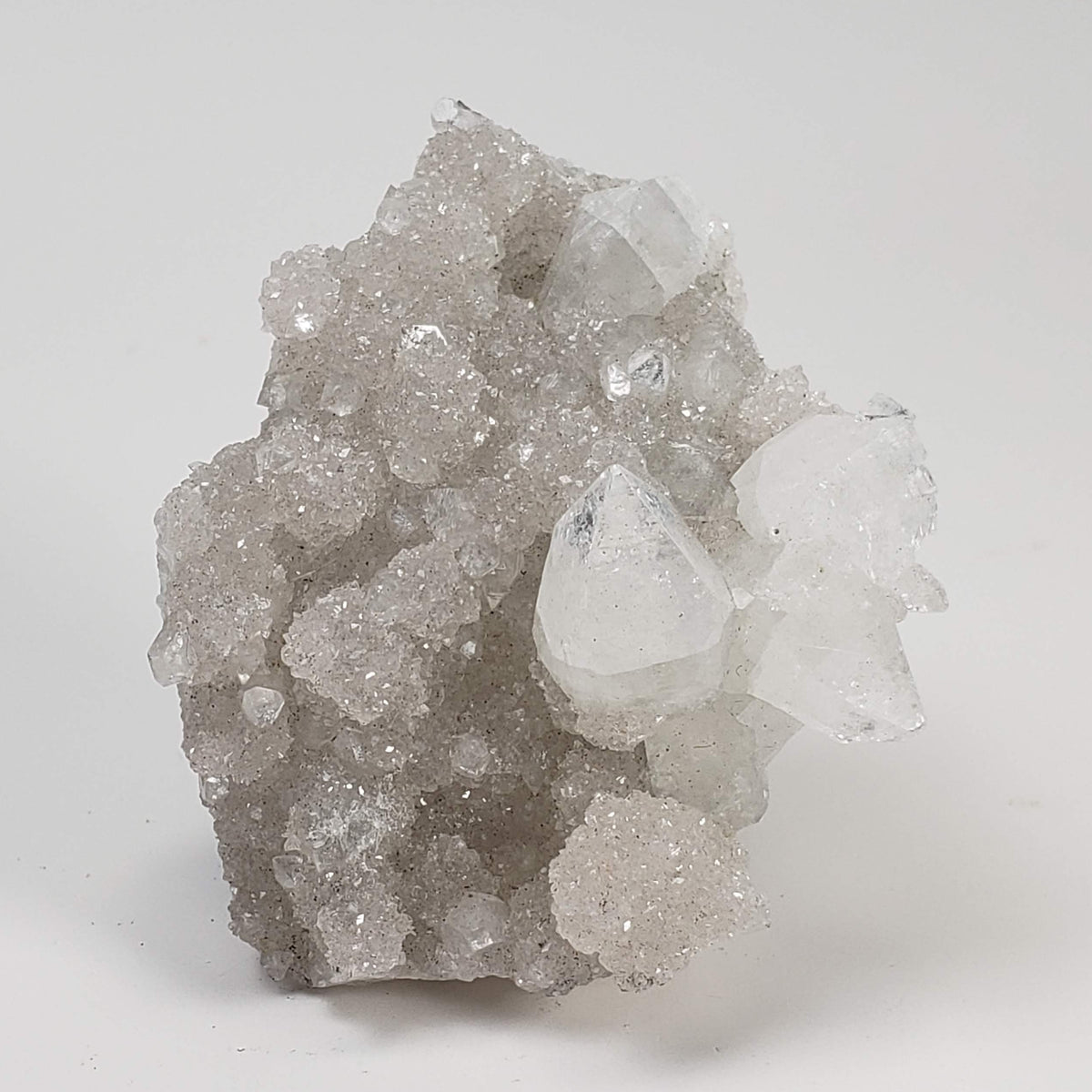 Apophyllite and Prehnite Crystal Cluster | 97 grams | Mumbai, India 1