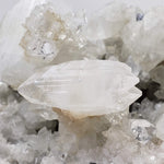  Apophyllite and Stilbite on Chalcedony Druse | 3.71 KG | Double Terminated Crystal | Jalgaon, India 2