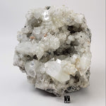  Apophyllite and Stilbite on Chalcedony Druse | 3.71 KG | Double Terminated Crystal | Jalgaon, India 