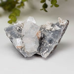  Apophyllite and Stilbite on Chalcedony Druse | 302gr | Jalgaon, India 6