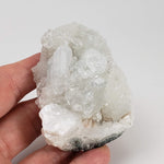 Apophyllite on Prehnite Crystal Cluster | 138 grams | India 6