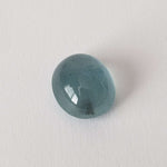  Aquamarine Cats Eye | Oval Cabochon | Light Grayish Blue | 11.6x9.7mm 5.0ct | SO24 5