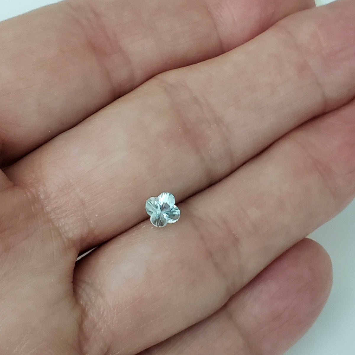  Aquamarine | Flower Shape Cut | Blue | 5mm 0.6ct 7
