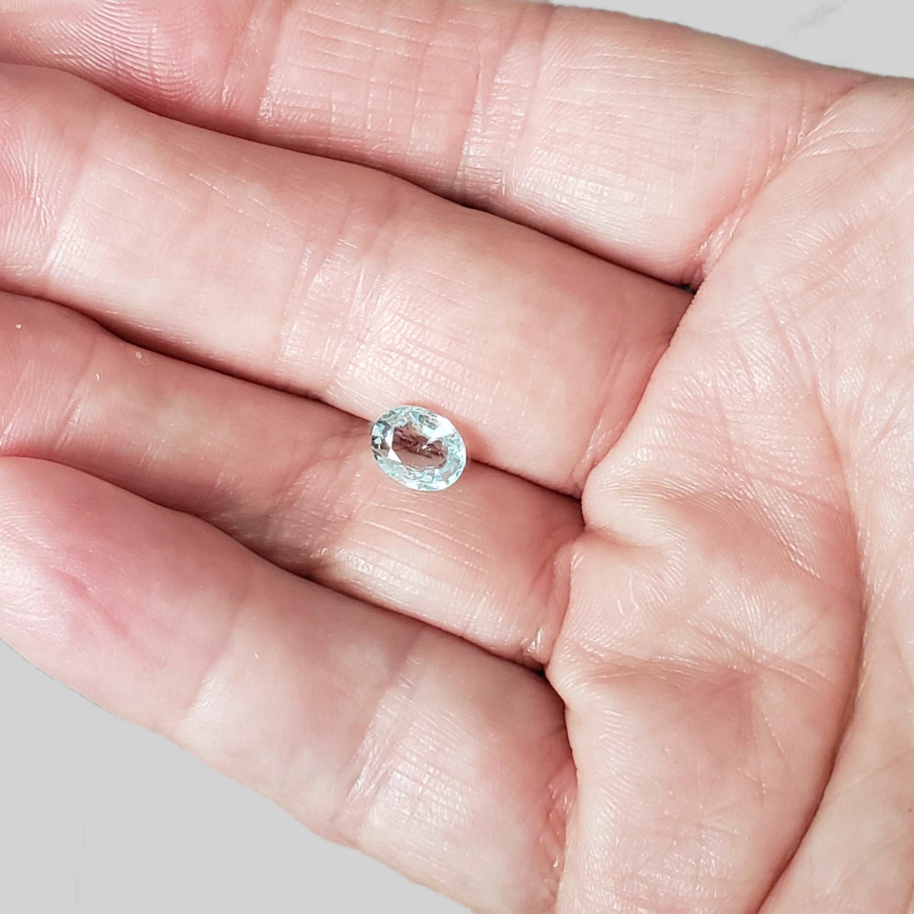  Aquamarine | Oval Cut | Medium Blue | 8x6 mm 1.25ct | Brazil 7