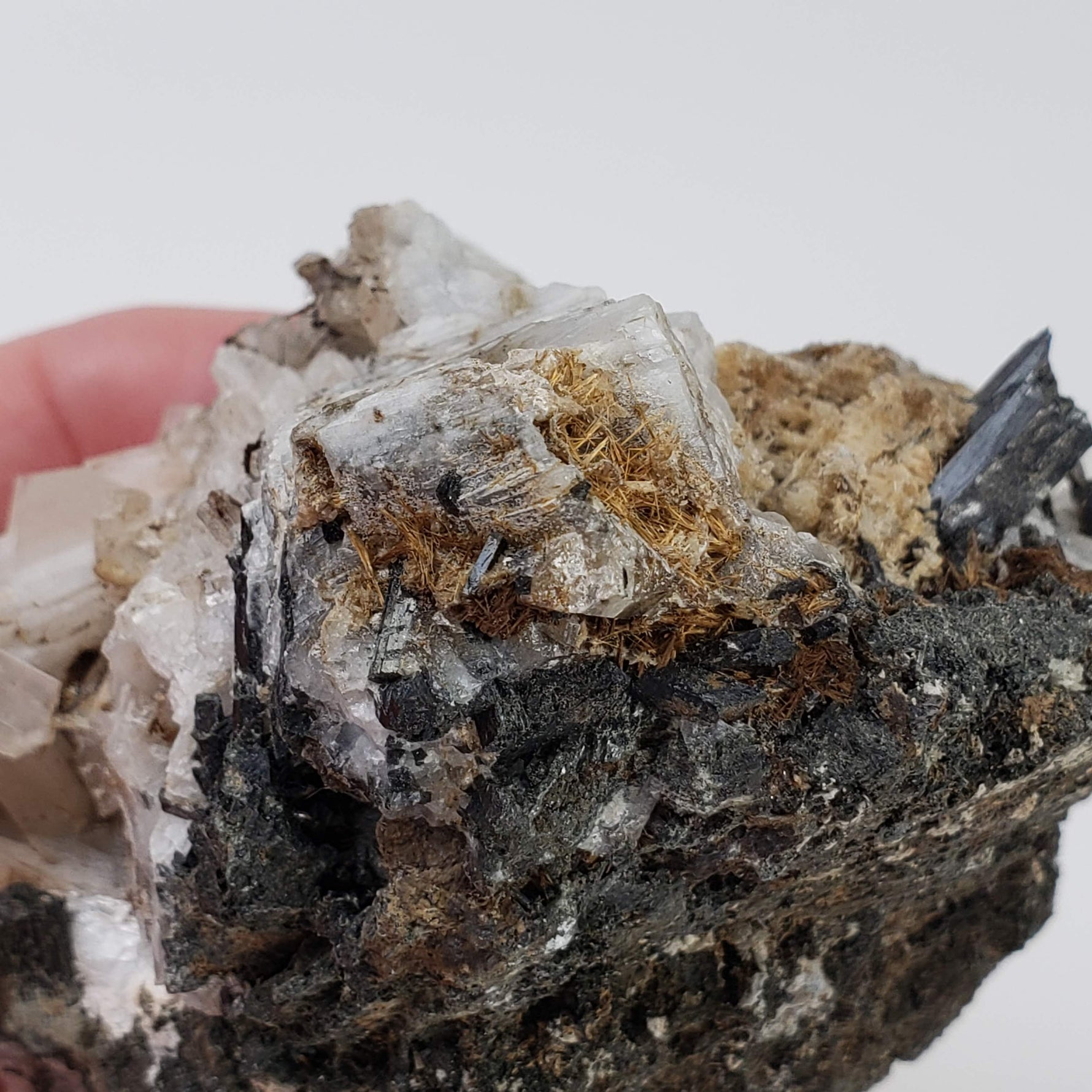  Astrophyllite and Natrolite Crystal Clusters | 149 grams | Mont-Saint-Hilaire, Québec, Canada 5