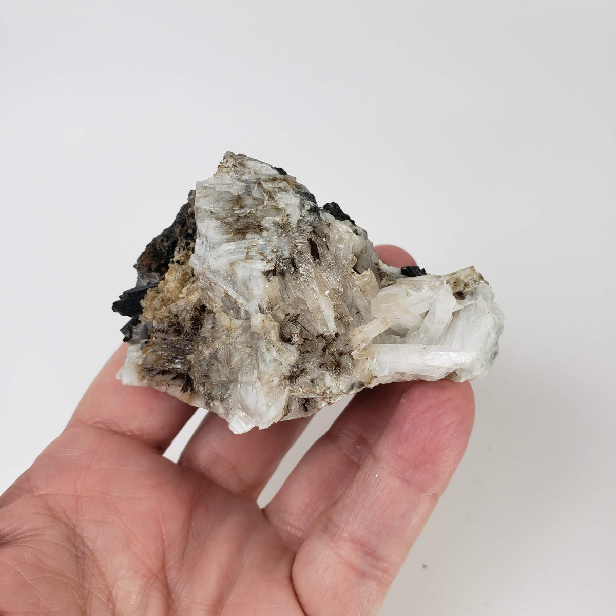  Astrophyllite and Natrolite Crystal Clusters | 149 grams | Mont-Saint-Hilaire, Québec, Canada 7