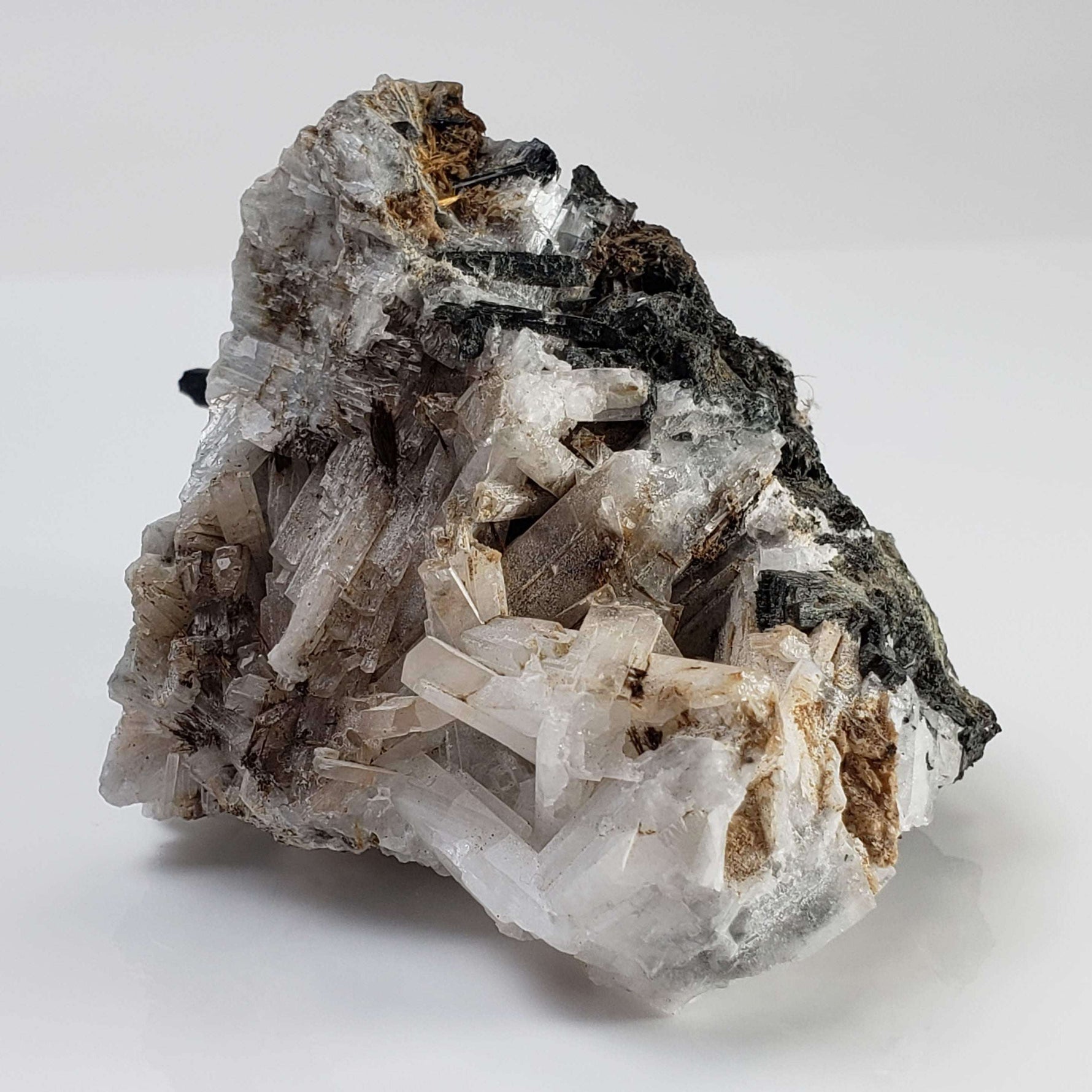  Astrophyllite and Natrolite Crystal Clusters | 149 grams | Mont-Saint-Hilaire, Québec, Canada 2