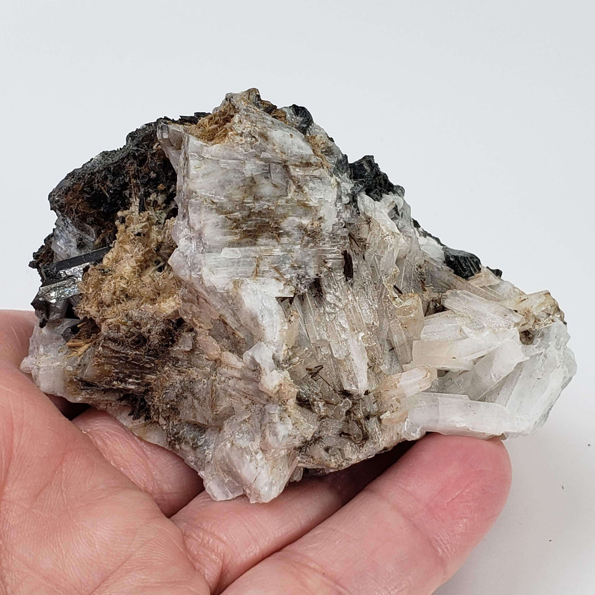  Astrophyllite and Natrolite Crystal Clusters | 149 grams | Mont-Saint-Hilaire, Québec, Canada 6
