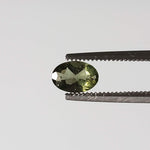  Authentic Moldavite | 2 Piece Lot | Oval Cut | 6x4mm | Chlum Region, Czech Republic 7