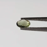  Authentic Moldavite | 2 Piece Lot | Oval Cut | 6x4mm | Chlum Region, Czech Republic 8