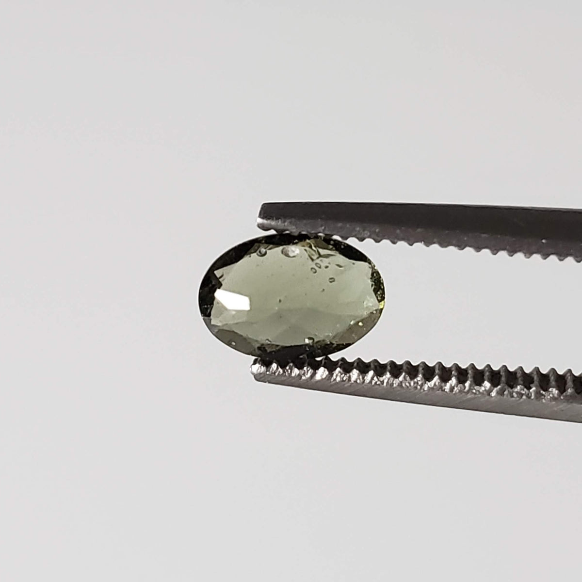  Authentic Moldavite | 2 Piece Lot | Oval Cut | 6x4mm | Chlum Region, Czech Republic 9