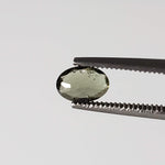  Authentic Moldavite | 2 Piece Lot | Oval Cut | 6x4mm | Chlum Region, Czech Republic 9