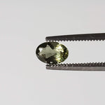  Authentic Moldavite | 2 Piece Lot | Oval Cut | 6x4mm | Chlum Region, Czech Republic 6