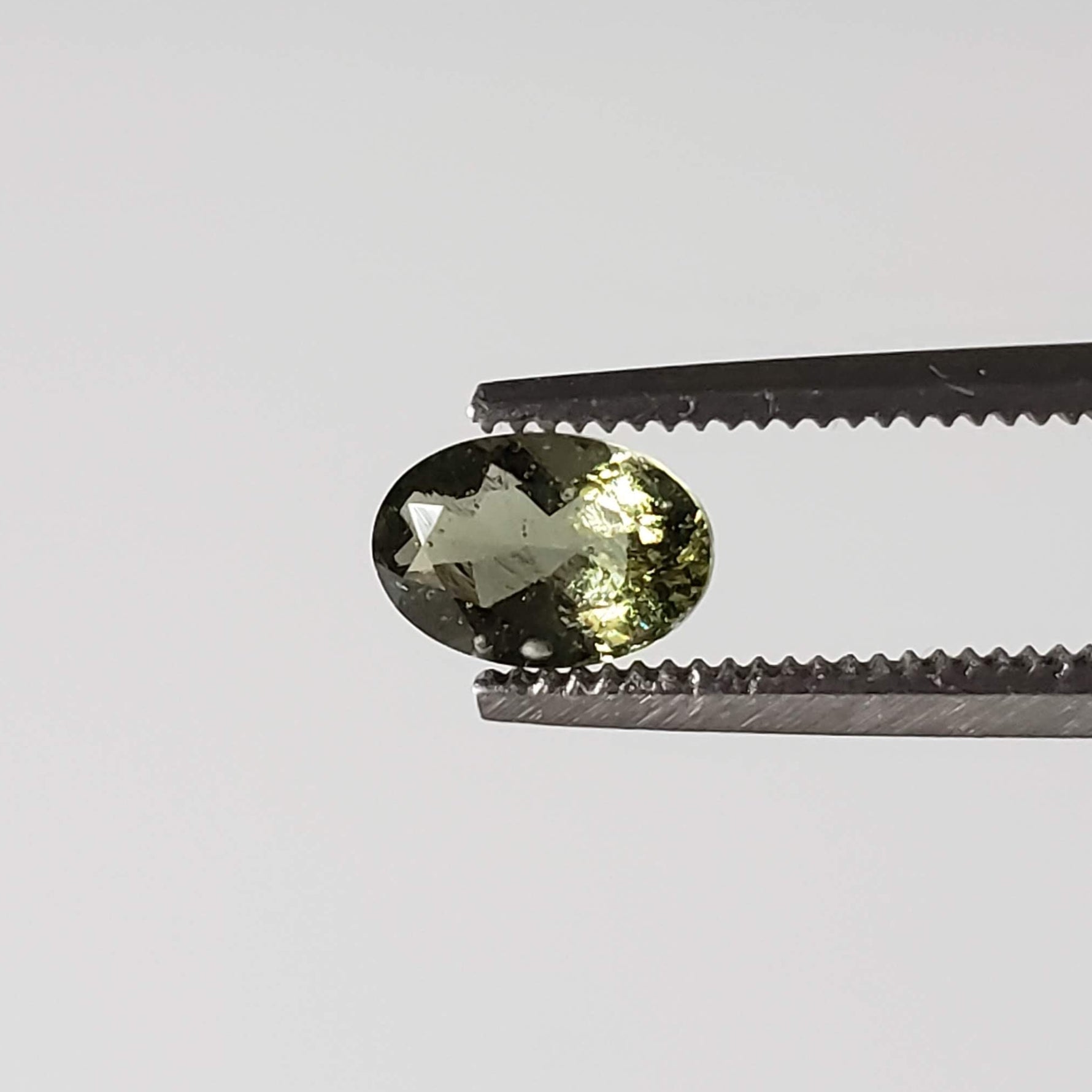  Authentic Moldavite | 2 Piece Lot | Oval Cut | 6x4mm | Chlum Region, Czech Republic 6