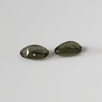  Authentic Moldavite | 2 Piece Lot | Oval Cut | 6x4mm | Chlum Region, Czech Republic 4