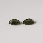  Authentic Moldavite | 2 Piece Lot | Oval Cut | 6x4mm | Chlum Region, Czech Republic 5