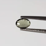  Authentic Moldavite | 2 Piece Lot | Oval Cut | 6x4mm | Chlum Region, Czech Republic 9