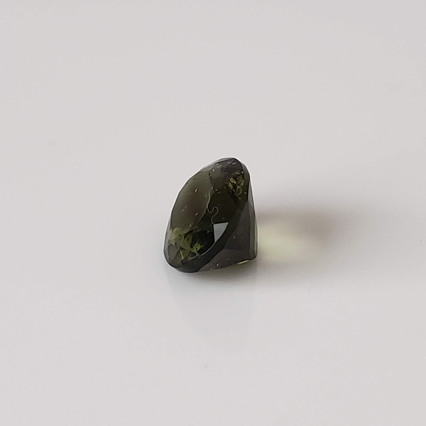  Authentic Moldavite | Oval Cut | 9x7mm | Chlum Region, Czech Republic 4