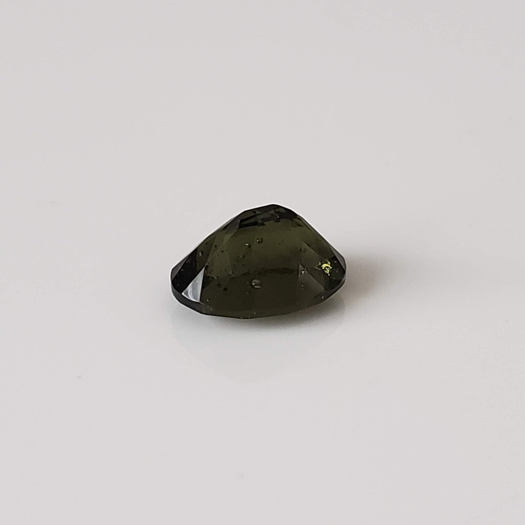  Authentic Moldavite | Oval Cut | 9x7mm | Chlum Region, Czech Republic 6